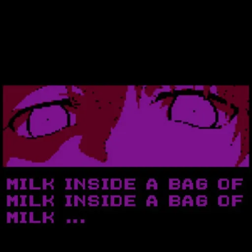 Milk inside a bag of milk inside a bag of milk